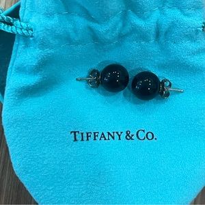 Tiffany & Co Onyx Stud Earrings